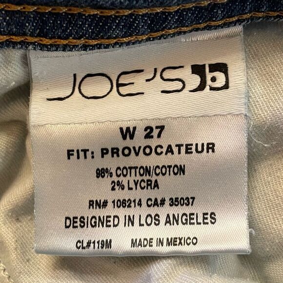 Joe’s Jeans Provocateur Jeans size 27 fits 4 see measurements - Picture 4 of 6